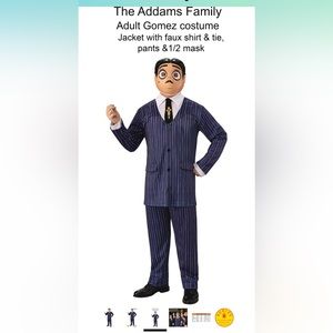 Gomez of The Addams Family Mens Costume - Halloween